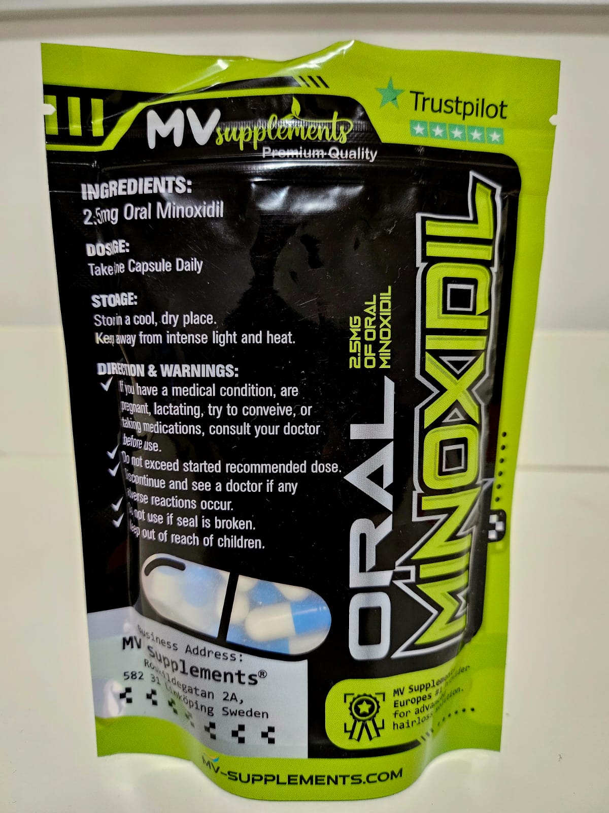 Research Chemical: Minoxidil 10% + Azelaic acid 5% + Retinol 0.025% + Caffeine 0.001%